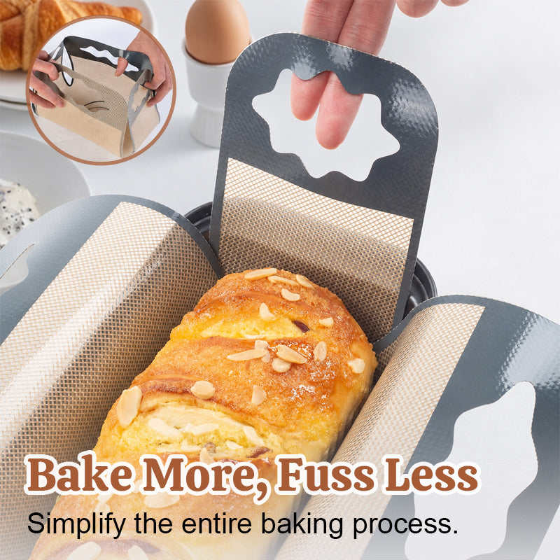 🥖♻️ Tapis de cuisson réutilisable — Feuille en silicone antiadhésive, résistante à la chaleur et facile à nettoyer🍞