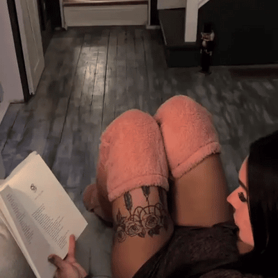 Chaussettes hautes en duvet d'oie pour Noël