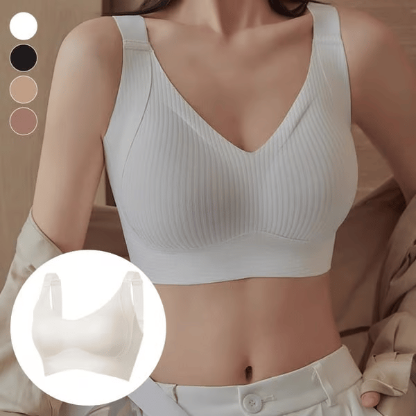 🎁✨Ensemble 3 pièces récemment amélioré🔥 Soutien-gorge push-up sans armatures ultra-soutenant👍 Dites adieu aux seins tombants