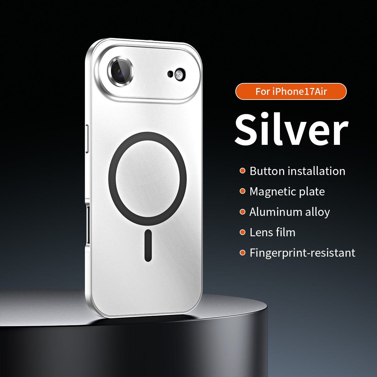 Étui magnétique en métal pour iPhone