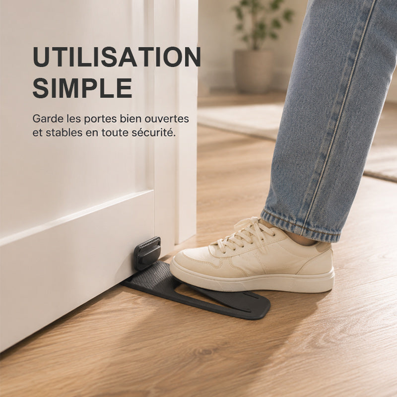 🚪🛡️ Butée de porte multifonctionnelle et discrète — Sécurité des bébés et contrôle quotidien des portes