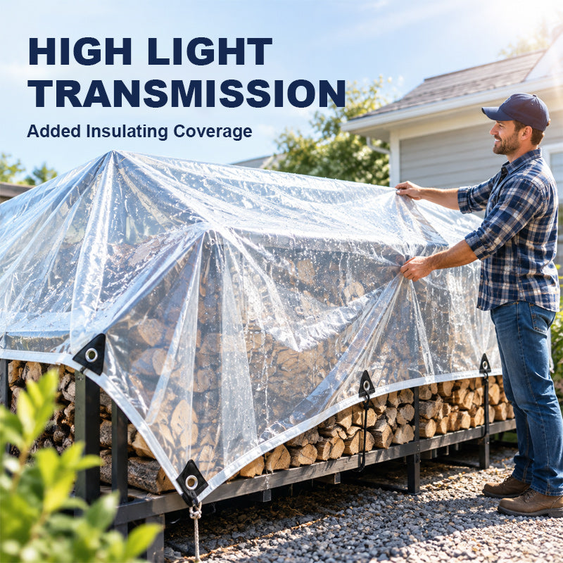 🌧️☀️ Bâche imperméable transparente — Des espaces extérieurs lumineux et protégés