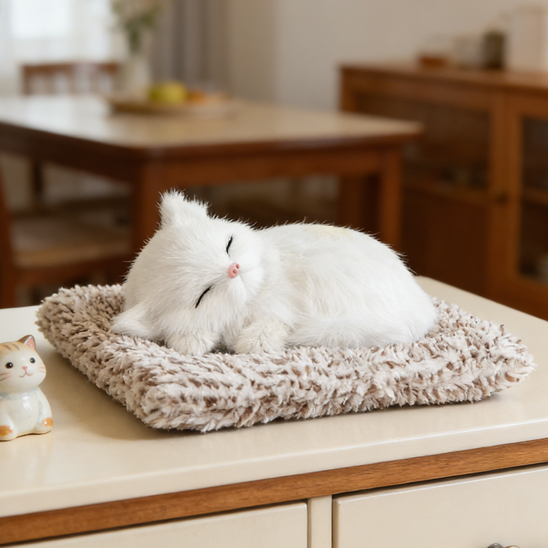 Adorable chat en peluche qui purifie l'air🐱