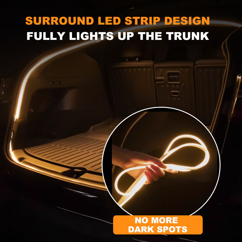 Bande lumineuse de boîte arrière à capteur automatique