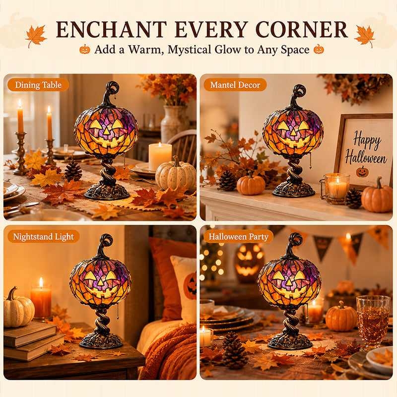 🎃 Lampe en citrouille haute : une lueur automnale chaleureuse et une décoration lumineuse pour Halloween ! 🍂
