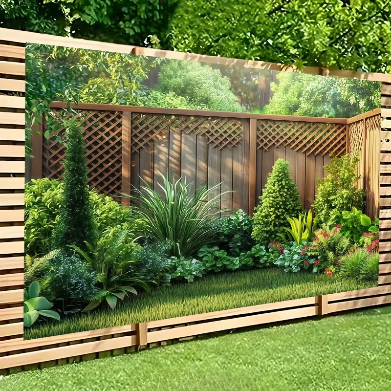 🌲 Transformez votre jardin en une forêt enchantée : une seule banderole, une beauté infinie ! ✨🌸