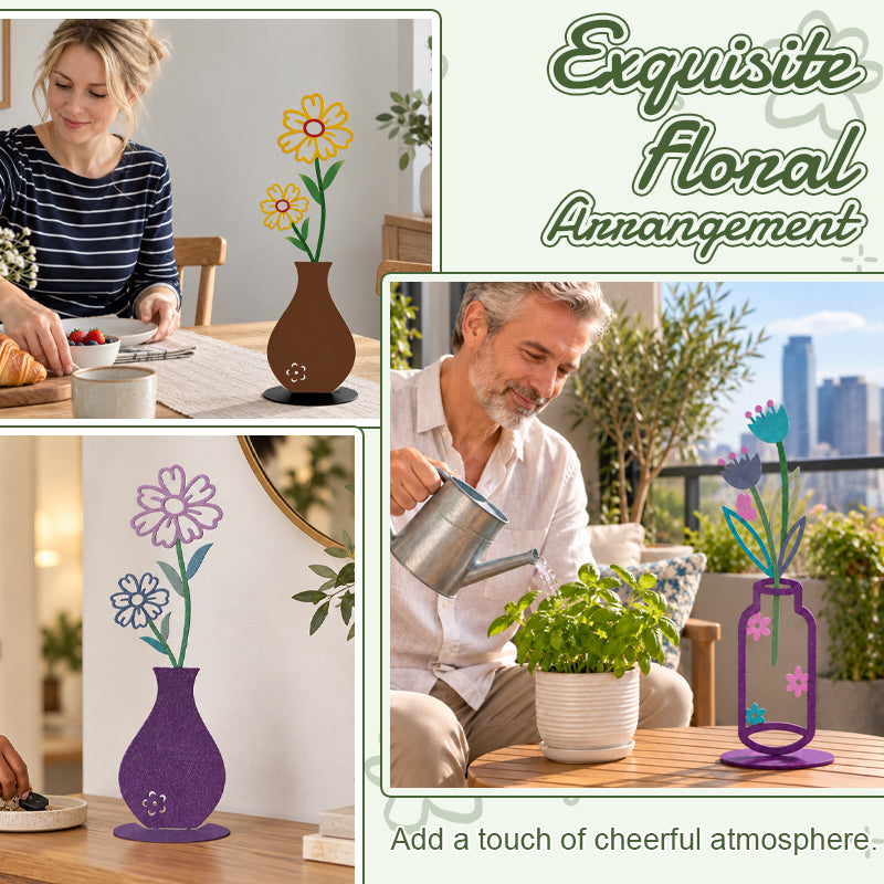 🌷 Une floraison éternelle — Décoration florale pour vase