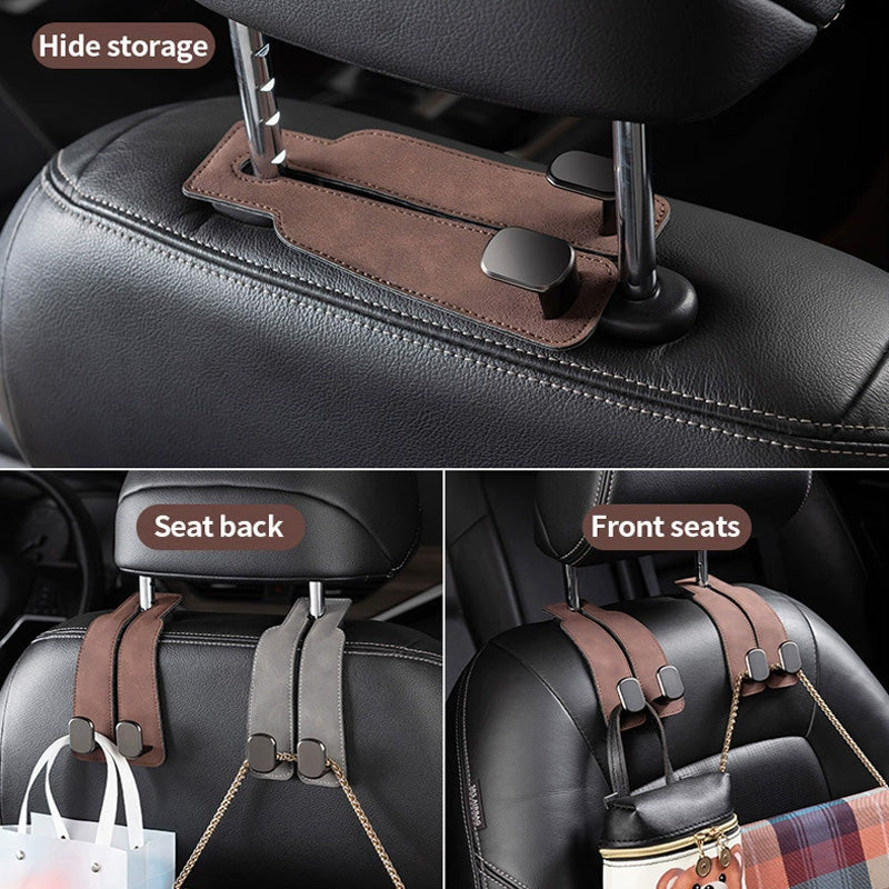 🚗🔩 Support de téléphone pour voiture à double crochet — Capacité de 5 kg, pour une conduite sans encombrement