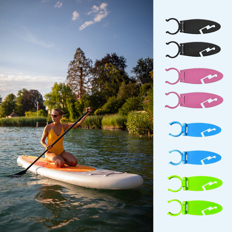 🧘‍♀️ Support mains libres pour pagaie de SUP : pince de fixation solide pour rail de pont ! 🚣