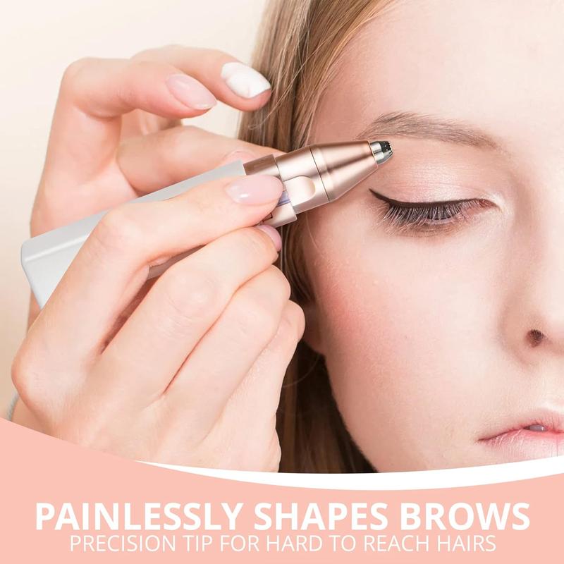 Appareil 2 en 1 pour l'épilation des sourcils et du visage pour les femmes