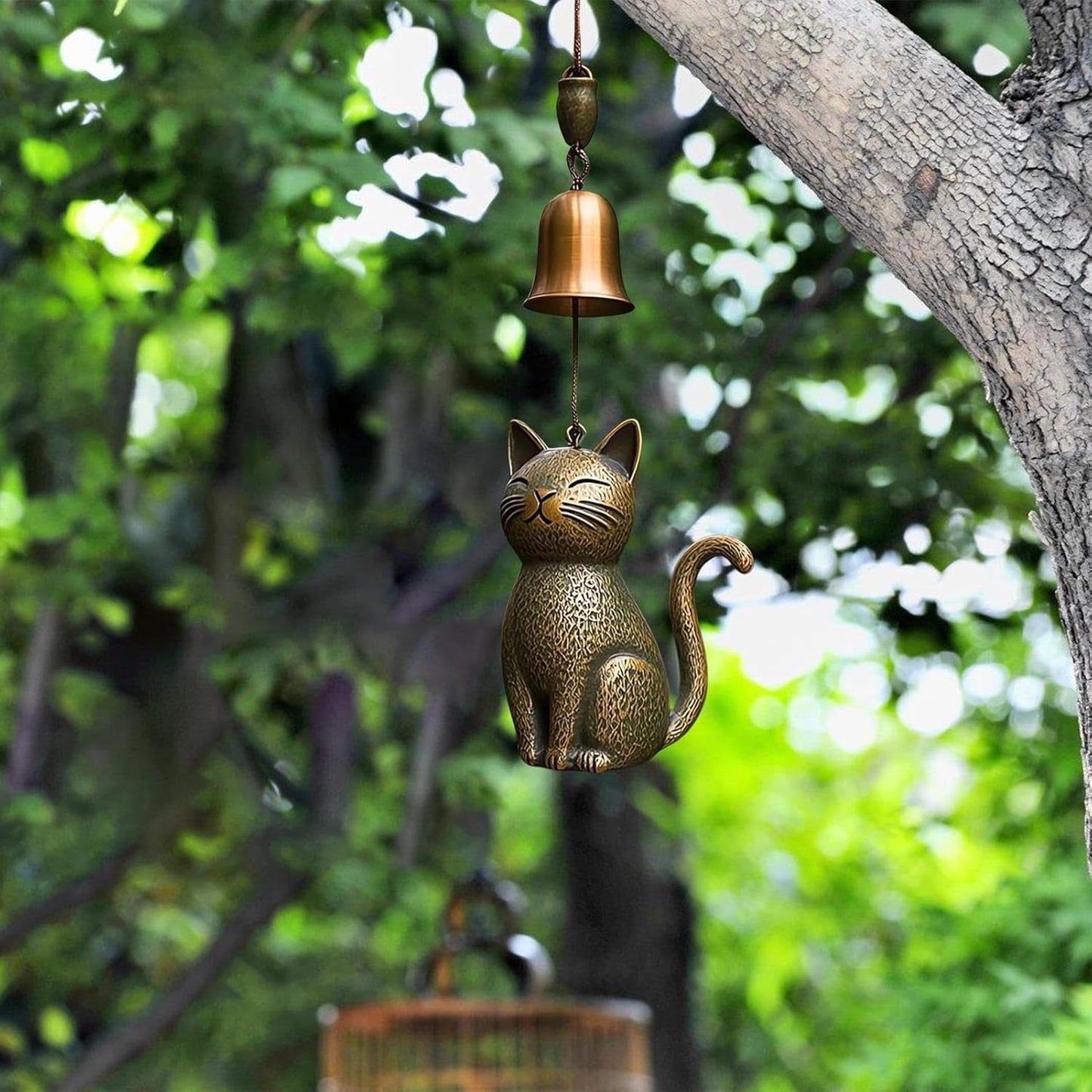 ⏳Offre spéciale : 70 % de réduction🐱Carillon éolien rétro fait main en forme de chat
