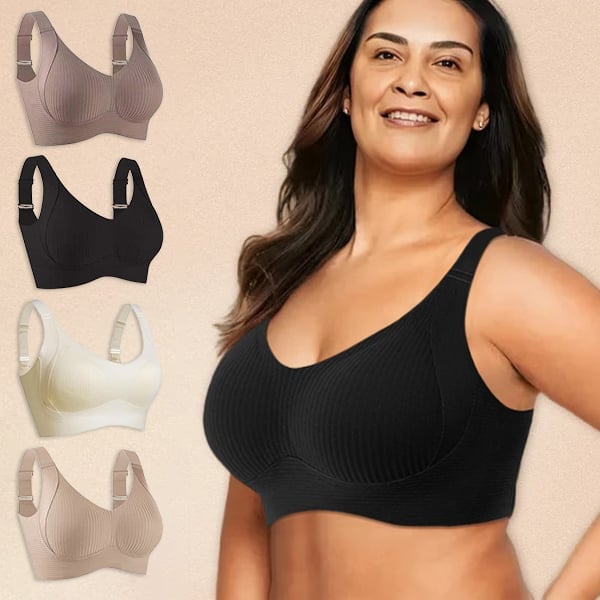 🎁✨Ensemble 3 pièces récemment amélioré🔥 Soutien-gorge push-up sans armatures ultra-soutenant👍 Dites adieu aux seins tombants