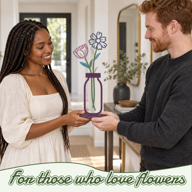 🌷 Une floraison éternelle — Décoration florale pour vase
