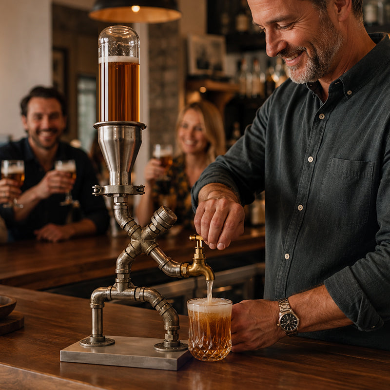 Donnez à votre prochaine soirée une touche d'originalité grâce à ce style industriel épique ! 🍻✨