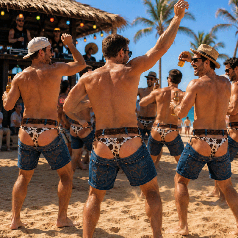 🏖️🤠 Du faux denim ? Du vrai plaisir — Shorts de bain fantaisie
