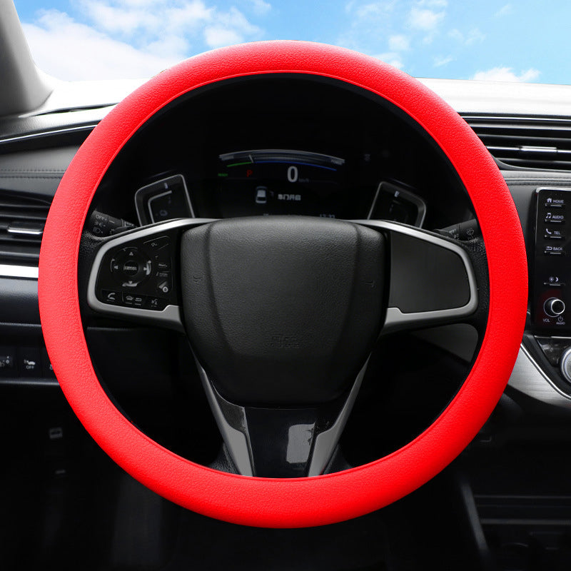 🚗Housse de volant en silicone — Prise en main antidérapante, confort et style en toutes saisons