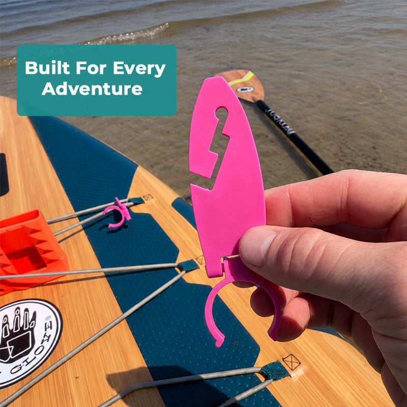 🧘‍♀️ Support mains libres pour pagaie de SUP : pince de fixation solide pour rail de pont ! 🚣