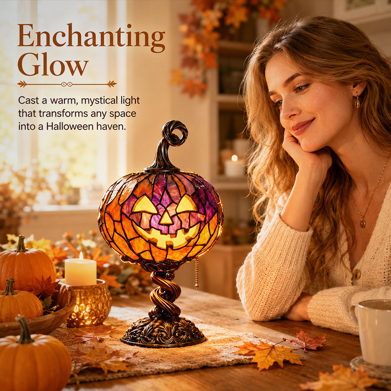 🎃 Lampe en citrouille haute : une lueur automnale chaleureuse et une décoration lumineuse pour Halloween ! 🍂