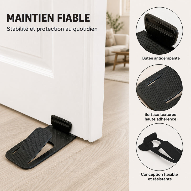 🚪🛡️ Butée de porte multifonctionnelle et discrète — Sécurité des bébés et contrôle quotidien des portes