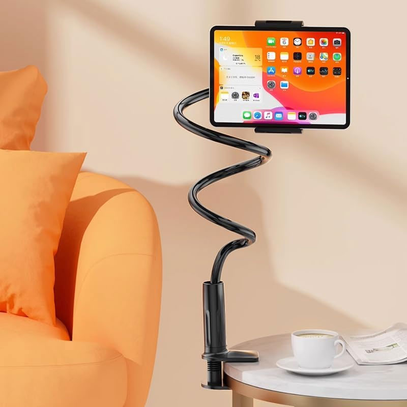 📱 Support flexible pour mobile et tablette – Pour lit, bureau, live et photographi