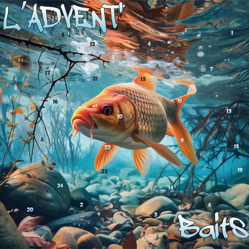 🎣 24 jours de surprises pour les pêcheurs – Le cadeau de Noël idéal pour les passionnés de pêche