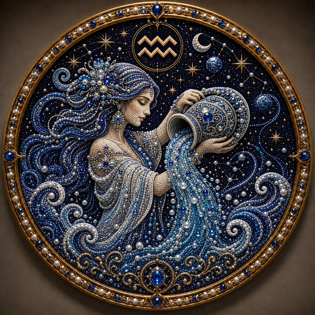 ♈✨Kit artistique personnalisé « Les 12 signes du zodiaque en perles » – Détendez-vous et laissez libre cours à votre créativité ! 🌌