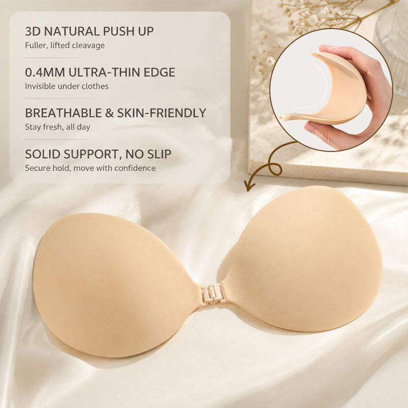 💖 Cache-tétons push-up en silicone 3D : des cache-tétons qui rehaussent la poitrine en toute discrétion ! ✨