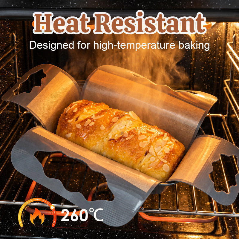 🥖♻️ Tapis de cuisson réutilisable — Feuille en silicone antiadhésive, résistante à la chaleur et facile à nettoyer🍞