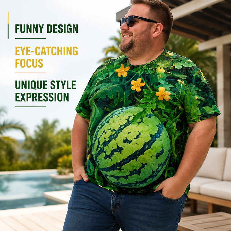 🍉🌿 Audacieux, juteux et plein de personnalité — Ensemble de t-shirts à imprimé pastèque