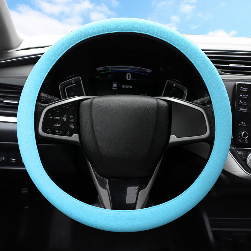 🚗Housse de volant en silicone — Prise en main antidérapante, confort et style en toutes saisons