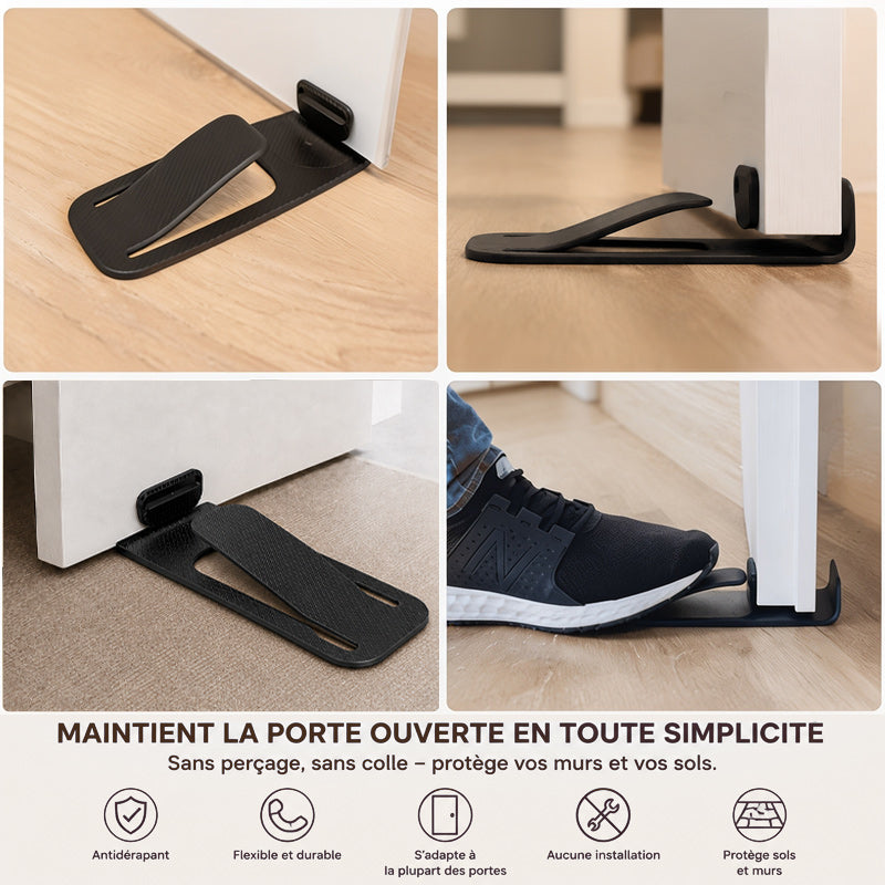 🚪🛡️ Butée de porte multifonctionnelle et discrète — Sécurité des bébés et contrôle quotidien des portes