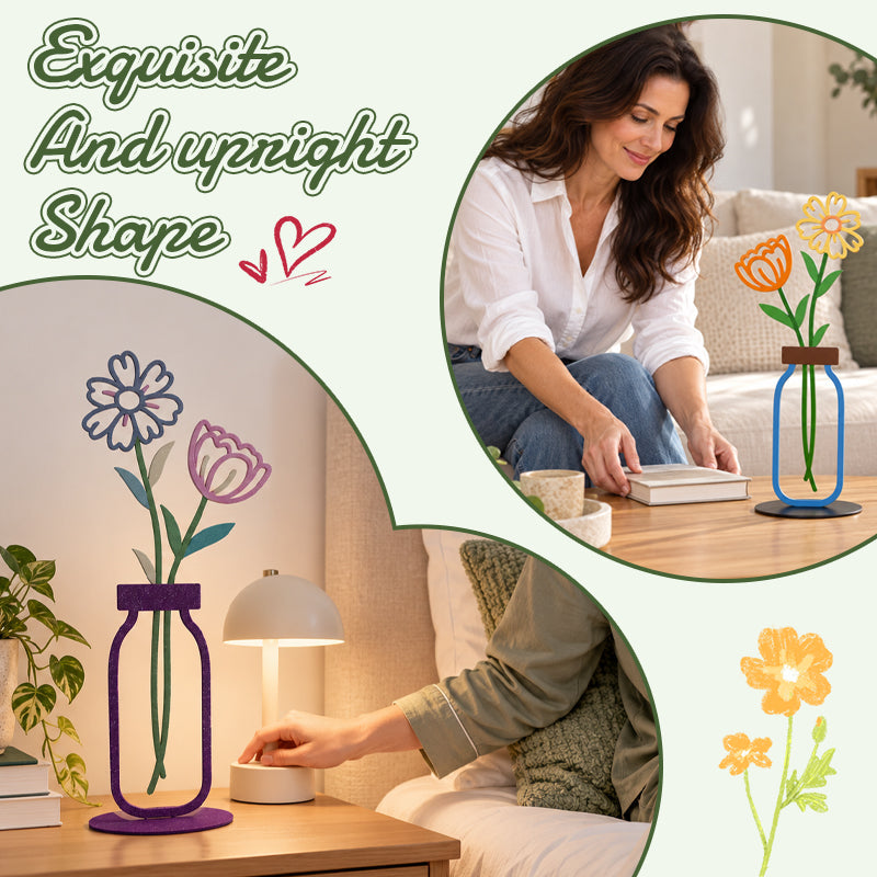 🌷 Une floraison éternelle — Décoration florale pour vase