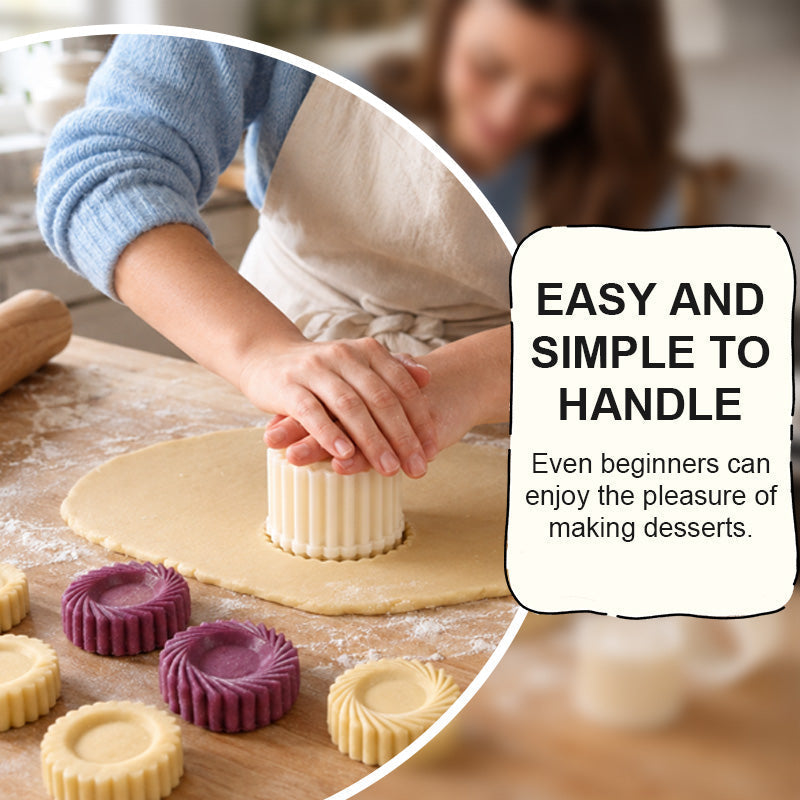 🔄🥐 Moule à pâtisserie 2-en-1 double face — Deux formes décoratives, un seul ustensile de pâtisserie compact