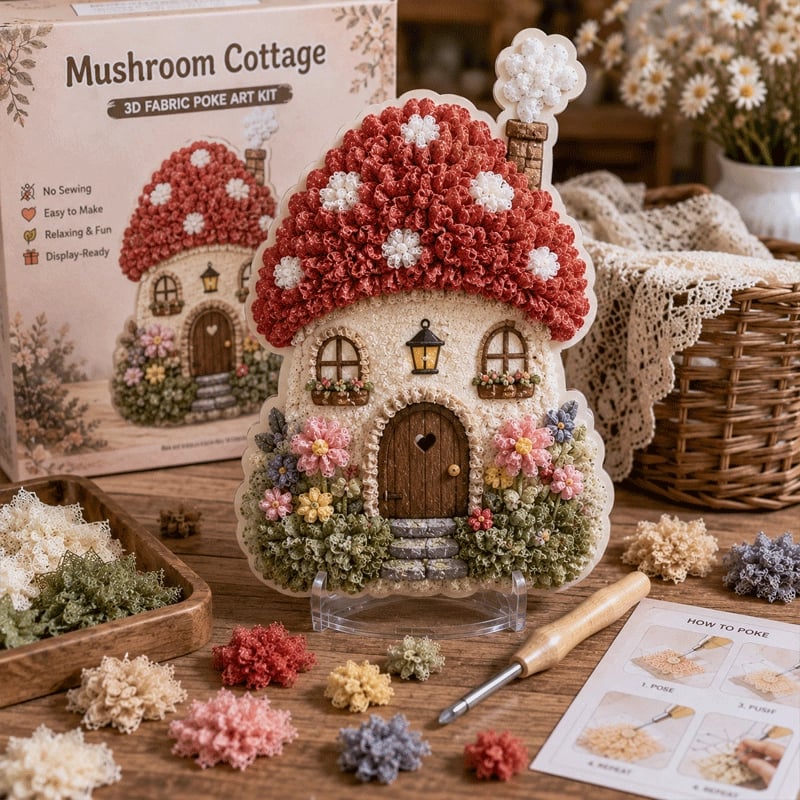 🏡Créez un village de conte de fées tout douillet – Pas besoin de coudre ! ✨