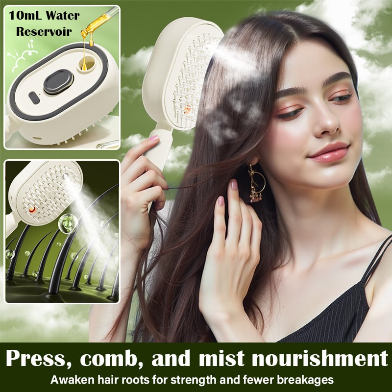 💨 Brosse à cheveux Nano Steam : une hydratation instantanée digne d'un salon de coiffure ! 💇‍♀️