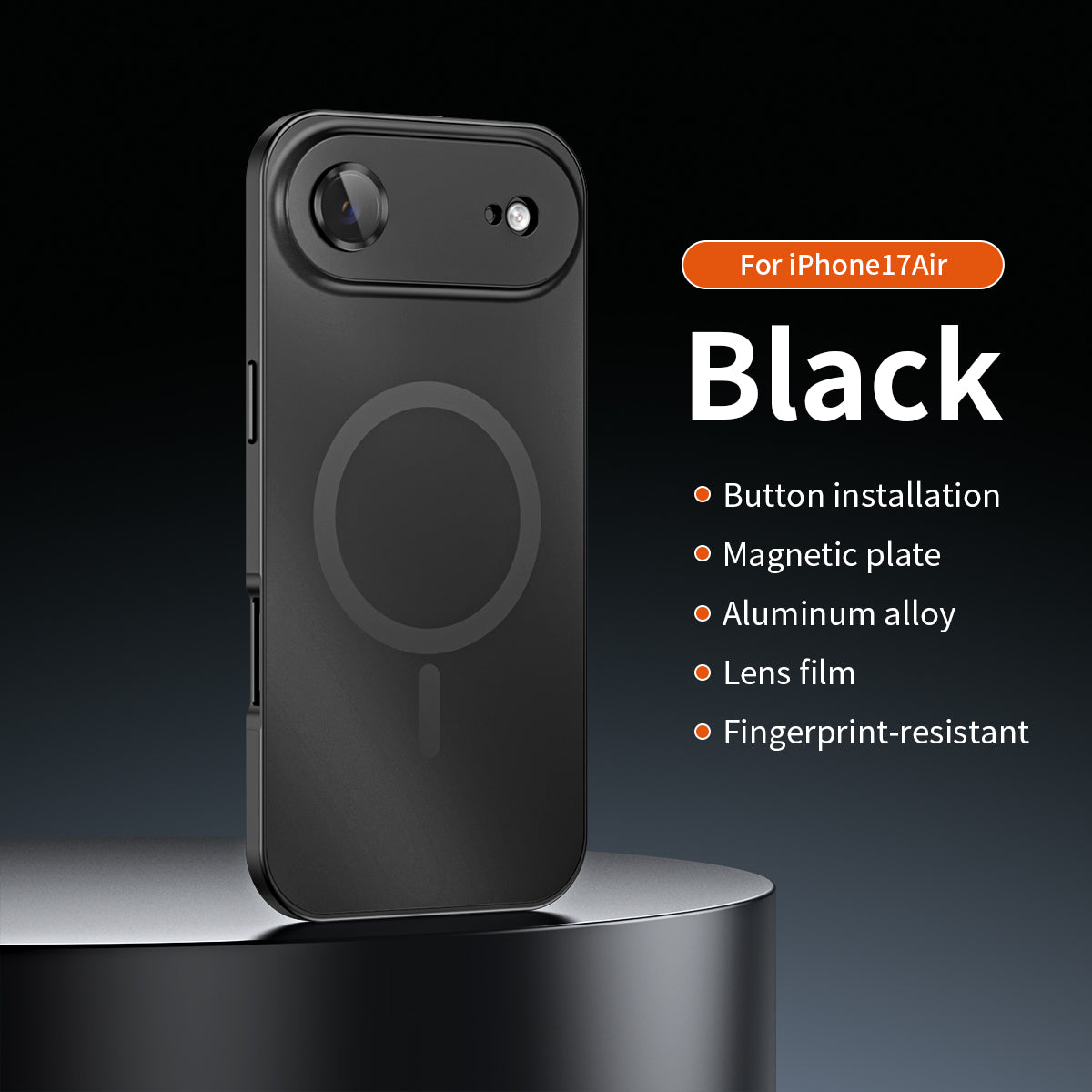 Étui magnétique en métal pour iPhone