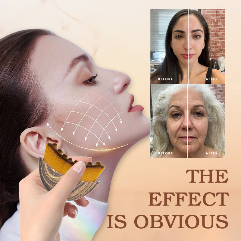 💆♀️ Pinceau contour du visage pour drainage lymphatique | Chaque pinceau sculpte vos contours