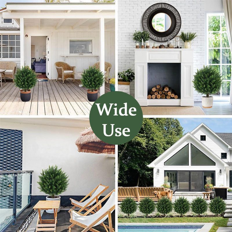🌿Arbre d'ornement en cèdre synthétique – Décoration d'extérieur pour porches et jardins
