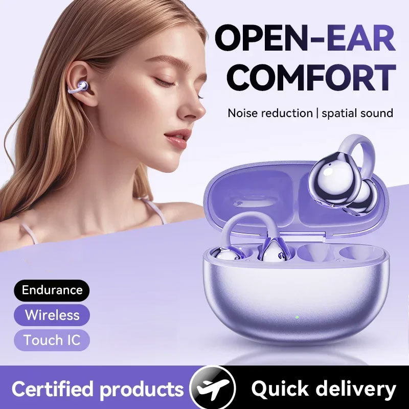 Casque Bluetooth avec clip d'oreille