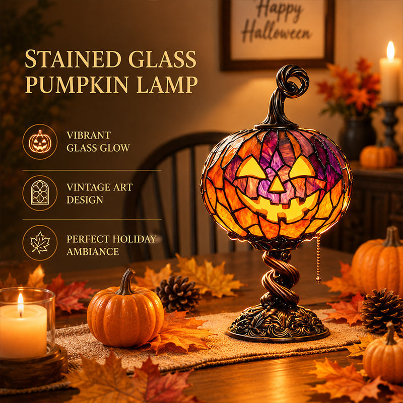 🎃 Lampe en citrouille haute : une lueur automnale chaleureuse et une décoration lumineuse pour Halloween ! 🍂