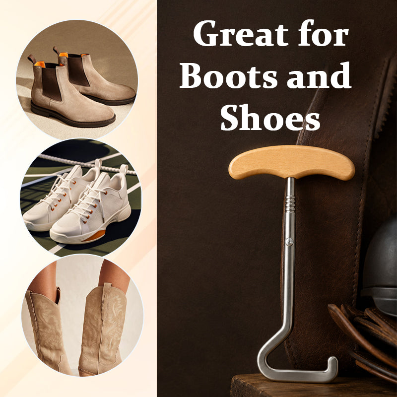 👞🐎 Enfilez vos chaussures en tout confort — Crochet à chausse-pied en forme de cheval