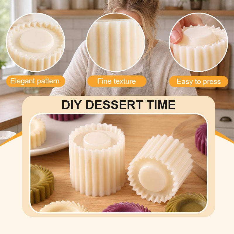 🔄🥐 Moule à pâtisserie 2-en-1 double face — Deux formes décoratives, un seul ustensile de pâtisserie compact