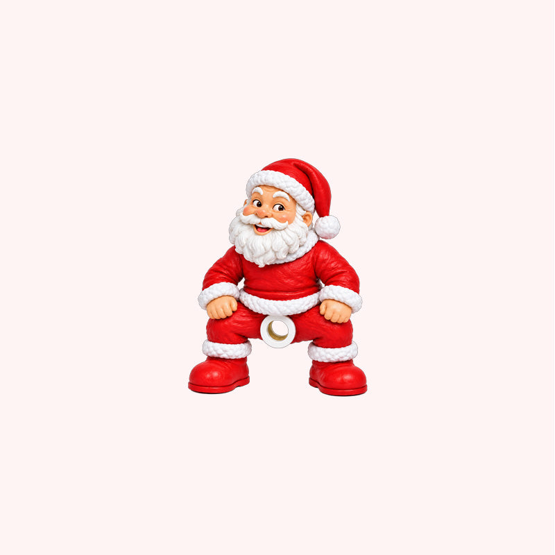 🎅Presse-dentifrice « Fesses du Père Noël » — Le même dentifrice, mais qui sort de manière plus amusante