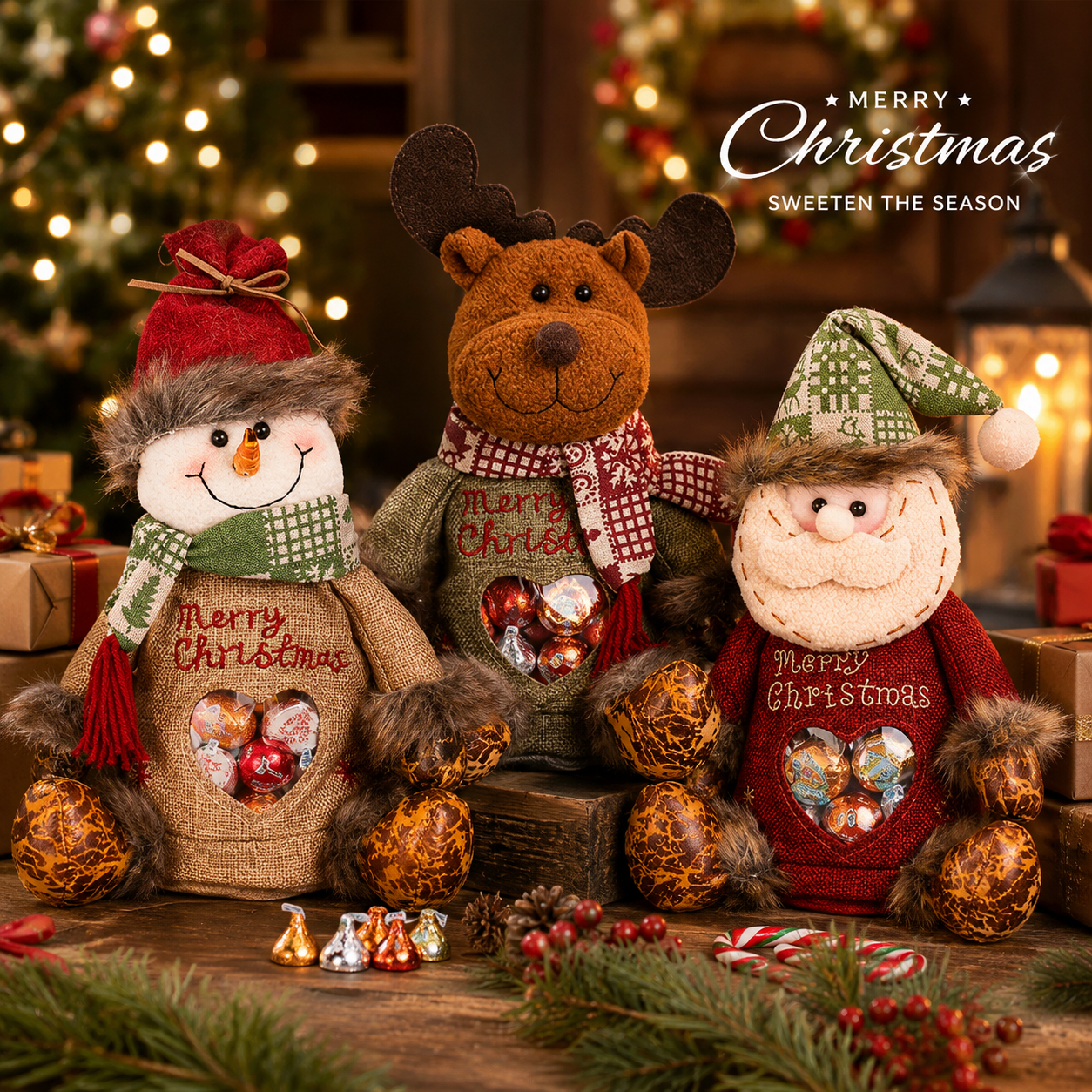 🎄🎅 Remplissez-les de joie de Noël — Collection de sacs-cadeaux festifs