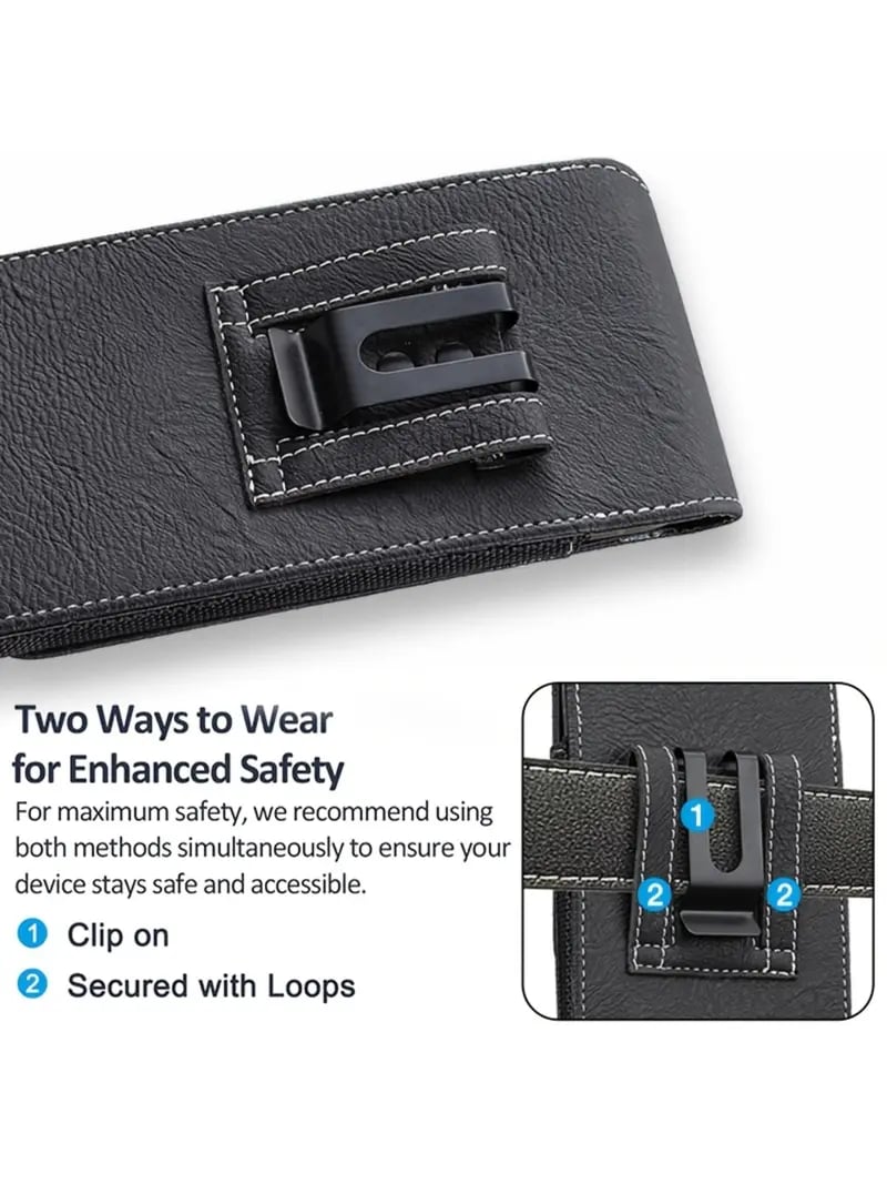 🛡️Étui de téléphone robuste à fixer à la ceinture, avec fermeture magnétique silencieuse ! 📱