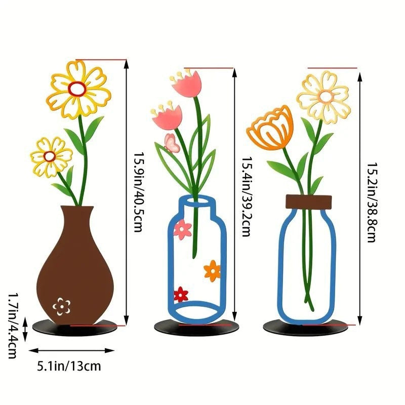 🌷 Une floraison éternelle — Décoration florale pour vase