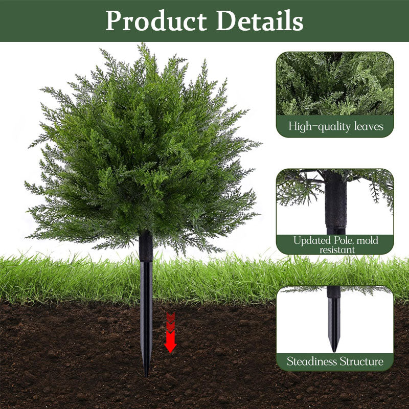 🌿Arbre d'ornement en cèdre synthétique – Décoration d'extérieur pour porches et jardins