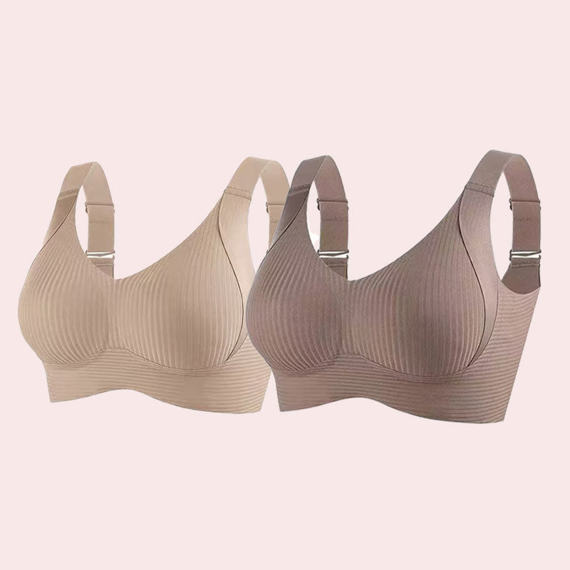 🎁✨Ensemble 3 pièces récemment amélioré🔥 Soutien-gorge push-up sans armatures ultra-soutenant👍 Dites adieu aux seins tombants