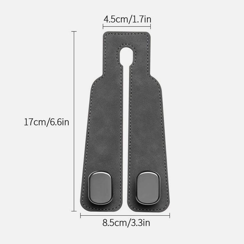 🚗🔩 Support de téléphone pour voiture à double crochet — Capacité de 5 kg, pour une conduite sans encombrement
