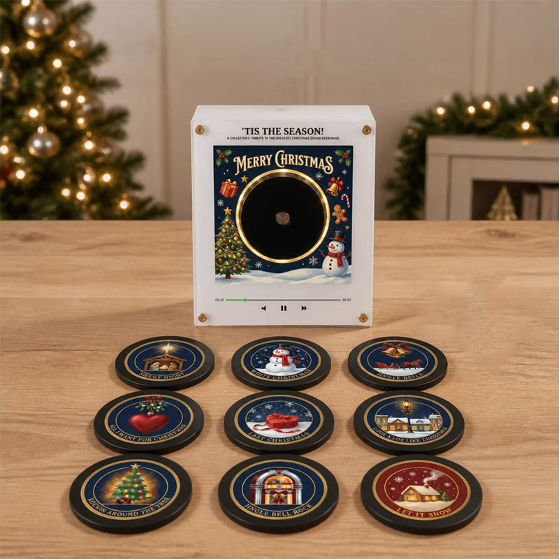 🎄 Aimant de réfrigérateur interactif avec musique de Noël : il joue 9 chansons classiques pour une décoration festive dans votre cuisine ! 🎵✨
